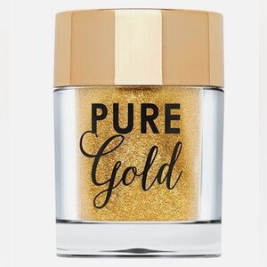 Too Faced Pure Gold Face & Body Glitter + two free makeup samples